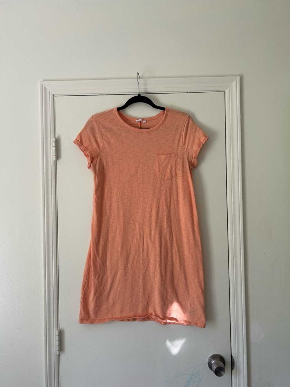 GAP Coral Orange T-Shirt Dress